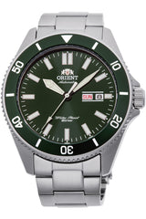 Orient Kano/Big Mako Men's Automatic Manual Winding Mechanical Sports Steel Silicone Wrist Watch - Underwater
