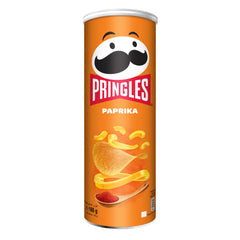 Pringles Paprika Potato Chips Crispy and flavourful Snack - 165g