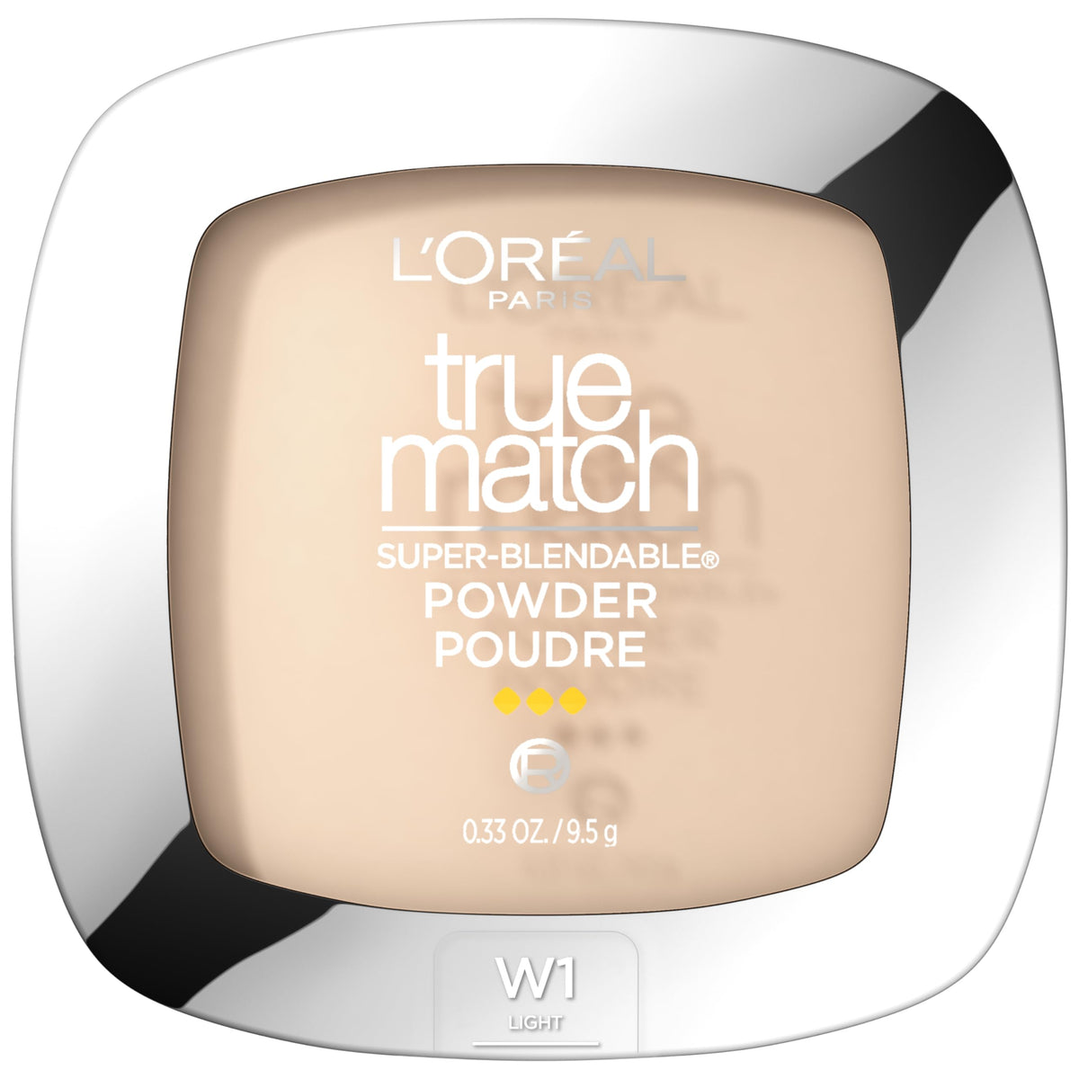 L’Oréal Paris True Match Super-Blendable Powder, W1 Porcelain (Warm) 0.33 Oz