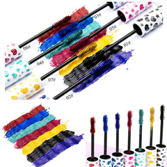 Nalacal 7 Colors Waterproof Mascara Set, Long-lasting Magical Mascara for Thickening Eyelashes