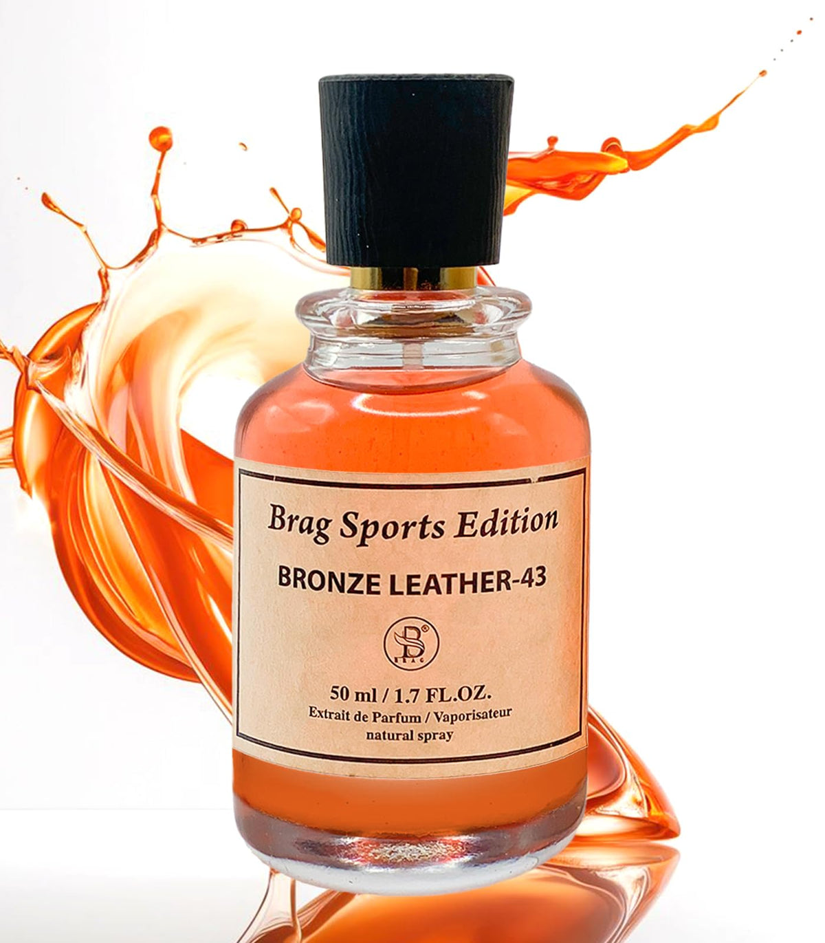 B Brag Sport Bronze Leather 50ml Extrait De Parfum for Men | Best Long-Lasting Men’s Fragrances | Perfect for Every Special Occasion | Arabic Perfumes for Men | عطور للرجال | عطر