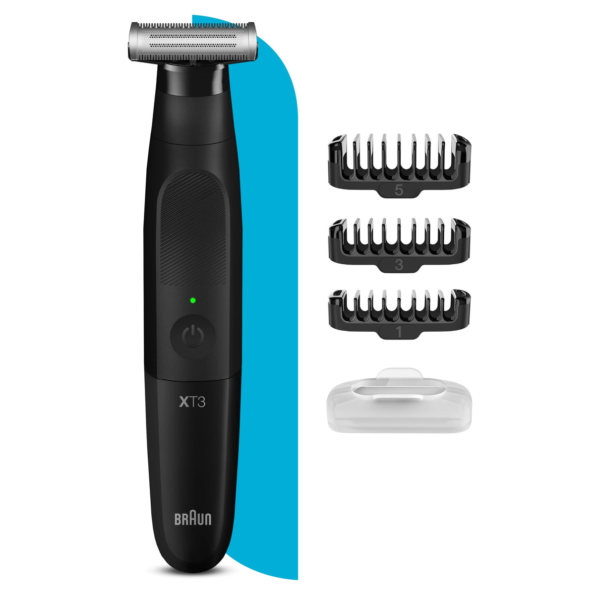 Braun Series X – Beard Trimmer, Shaver and Electric Razor for Men, Durable One Blade, One Tool for Stubble, Hair and Tricky Areas - XT3100