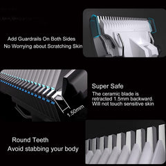 VUCATIN Trimmer for Men Body Grooming Kit, Electric Body Balls Trimmer for Men Pubic Groin Hair Trimmer, Professional Hair Clippers Shaving Machines for Male Hygiene Razor with LCD Display (Black)