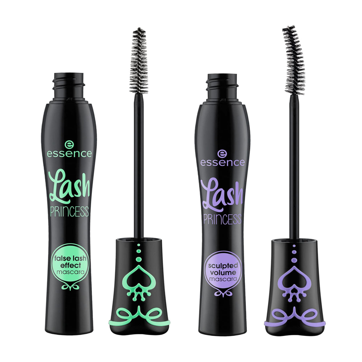 Essence cosmetics Essence Lash Princess False Lash Effect Mascara, Black & Essence Lash Princess Sculpted Volume Mascara, Black - 12 ml