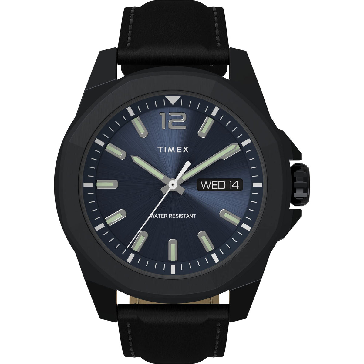 Timex Men's Essex Watch - Black/Blue/Black