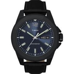 Timex Men's Essex Watch - Black/Blue/Black