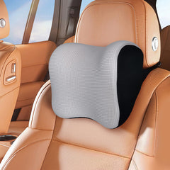 Car Headrest Pillow - Ultra Soft Neck Support for Driving, Adjustable Strap