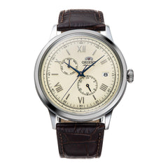 Orient Bambino Version 8 Weekly Calendar Automatic Dress Watch Model: RA-AK0702Y30B, Champagne