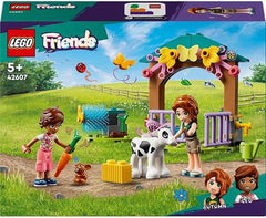 LEGO Friends Autumn’s Baby Cow Shed, Farm Animal Toy Playset for 5 Plus Year Old Girls, Boys & Kids, with 2 Mini-Doll Characters, Calf and Bunny Rabit Figures 42607