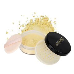 NONIZ Finishing Loose Powder - Matte Finish - Oil Absorbing - Vegan Formula - Cruelty-free Makeup - Setting Powder (Banana 02)