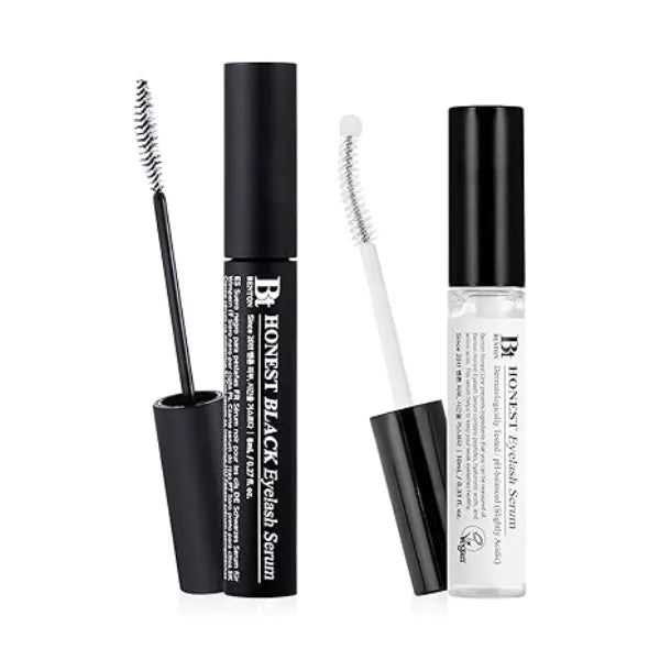 BENTON Honest Eyelash Serum Set Eyelash Growth Serum for Thicker, Fuller Lashes Care for Both Day and Night., Vegan Certified