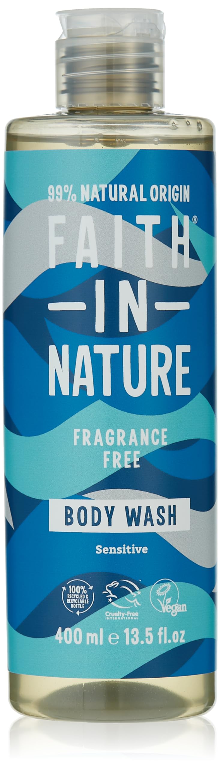 Faith In Nature Fragrance Free Body Wash 400ML