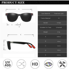 Polarized Sunglasses Mens Womens Cool Fishing Driving Hiking Ultralight Retro Wrap Around Travel sun glasses UV Protection