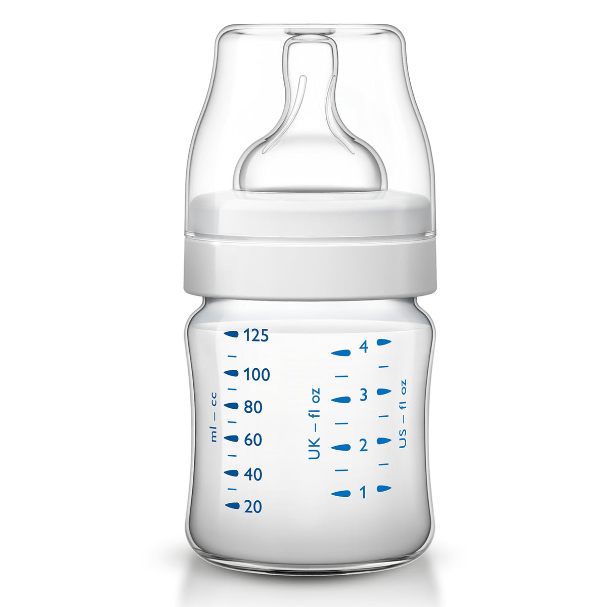 Avent Classic Baby Bottles, 2 Pieces - 125 ml