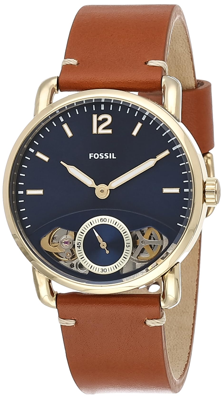 Fossil Men's Brown Casual Wrist Watch, ME1167, 42mm