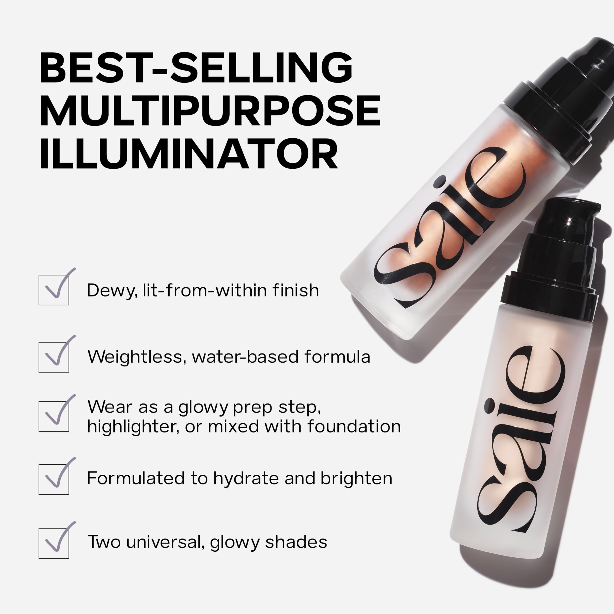 Saie Glowy Super Gel Dewy Illuminating Fluid - Starglow 0.5