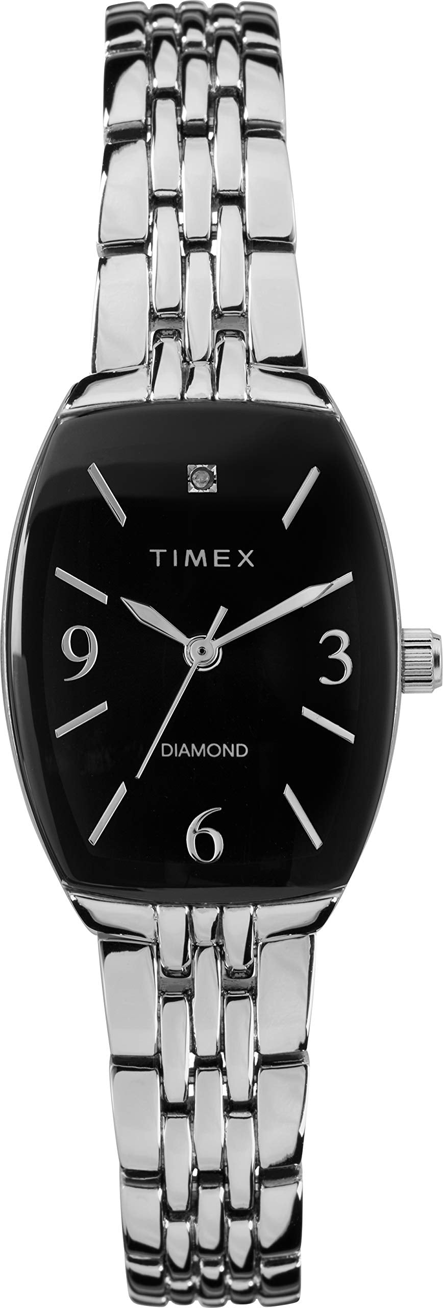 Timex Classics Women's 21 mm Watch, Silver Tone, 21 mm, Dress Watch