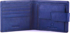 Wildhorn Genuine Leather Hand-Crafted Wallet Men Wallets - Blue