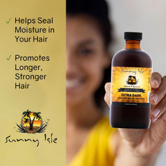 Sunny Isle Jamaican Black Extra Dark Castor Oil 8 oz