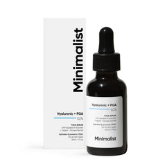 Minimalist 2% Hyaluronic Acid Serum for Intense Hydration, Glow & Fines Lines | 30 ml | Daily Hydrating Face Serum For Dry, Normal & Oily Skin
