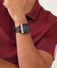 GUESS Men's Trend Casual Tonneau Diamond 43mm Watch