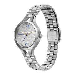 Sonata Silver White Dial Analog watch For Women-NR8151SM06