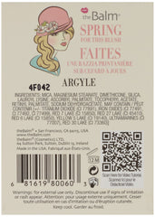 In Stain Blush Argyle