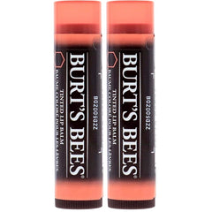 Burt's Bees 100% Natural Origin Tinted Lip Balm, Zinnia with Shea Butter & Botanical Waxes - 1 Tube (Pack of 2)