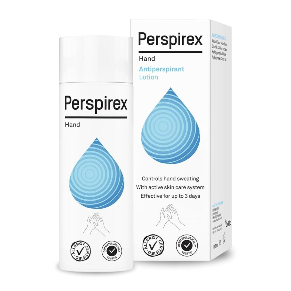 Perspirex Hand Antiperspirant Lotion Lozione Antiraspirante Mani 100 ml