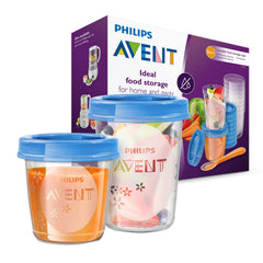 Philips SCF721/20 Avent Baby Food Storage Cups 180/240 ml - Pack of 20