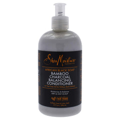 Shea Moisture African Black Soap Bamboo Charcoal Balancing Conditioner, 13 oz