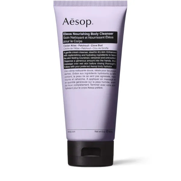 Aesop Eleos Moisturizing Body Cleanser | Hydrating Ingredients For Refreshed, Soft Skin | Enriched With Emollients, Humectants, Purifying Botanicals | 180mL / 6.2oz