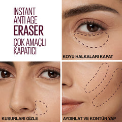 Maybelline New York, Instant Age Rewind Eraser Concealer 04 - Honey