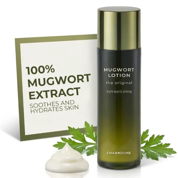 CHARMZONE Mugwort Lotion The Original 4.06oz – Hydrating & Soothing Moisturizer for Balanced Skin