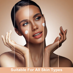 TLM Concealer Cover - Flawless Colour Changing Foundation, Warm Skin Tone (30ml, 3 Pack)