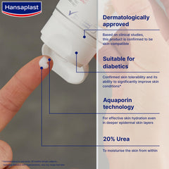 Hansaplast Intensive Callus Cream | Callus Reduction Solution | Very Dry Feet | Noticeable Results | Foot Care | Foot Cream | 20% Urea | 75ml