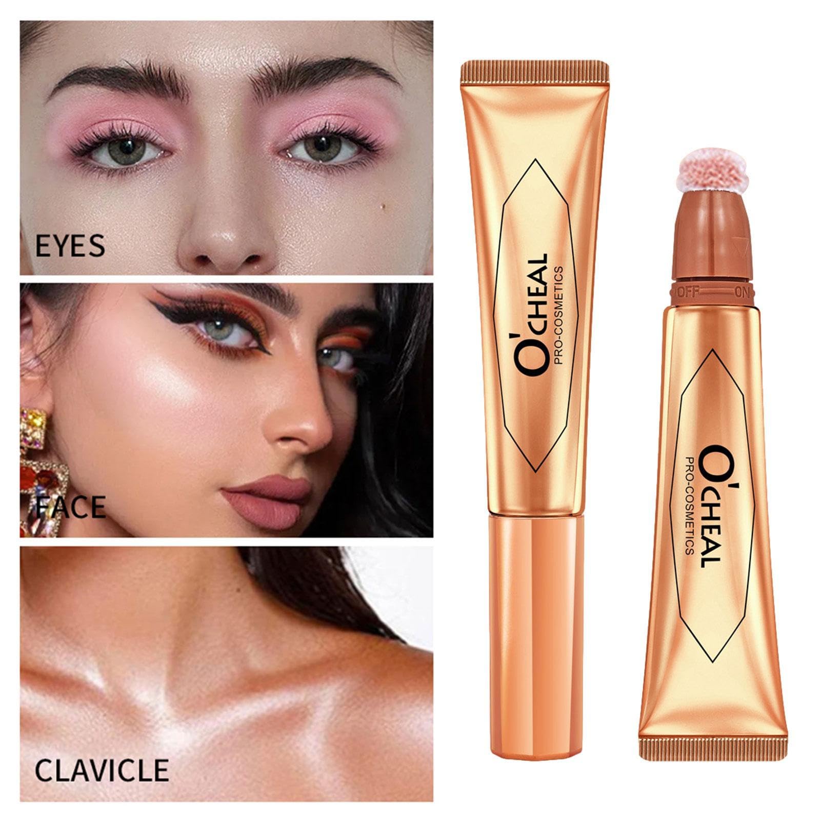 Liquid Stick, Liquid Foundation Wand Stick, High Coverage Natural Matte Finish Highlighter Stick, Face Brightens & Shades Stick for Wife Daughter Girlfriend