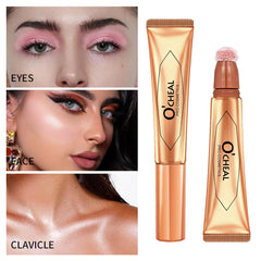 Liquid Stick, Liquid Foundation Wand Stick, High Coverage Natural Matte Finish Highlighter Stick, Face Brightens & Shades Stick for Wife Daughter Girlfriend
