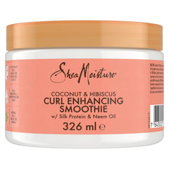 Shea Moisture Coconut & Hibiscus Curl Enhancing Conditioner, Silicone & Sulfate Free, for Thick, Curly Hair, 326 ml