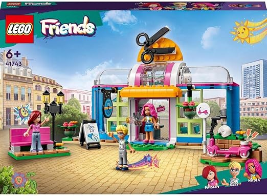 LEGO Friends Hair Salon 41743 Building Blocks Toy Set; Toys for Boys, Girls, and Kids (401 Pieces)