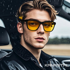 KANASTAL Polarized Sunglasses for Women, Classic Square Mens Sun Glasses, Lightweight Shades for Womens Outdoor 100% UV400 Protection Driving Fishing Golf Outdoor Activities