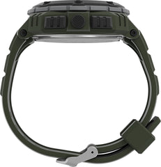 Timex Men's Expedition Shock XL Vibrating Alarm 50mm Watch - Green/Negative