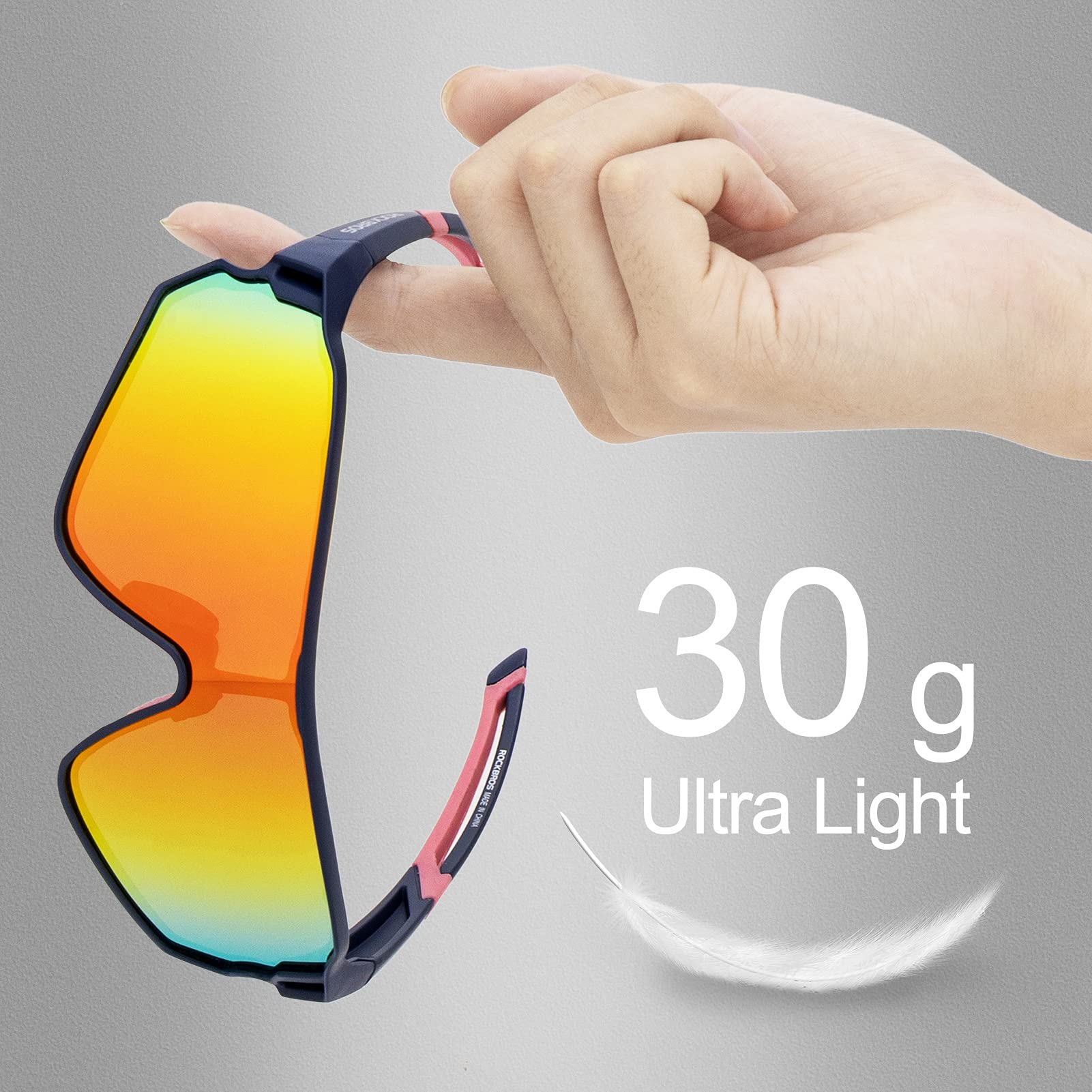 ROCKBROS Polarized Sunglasses UV Protection for Women Men Cycling Sunglasses