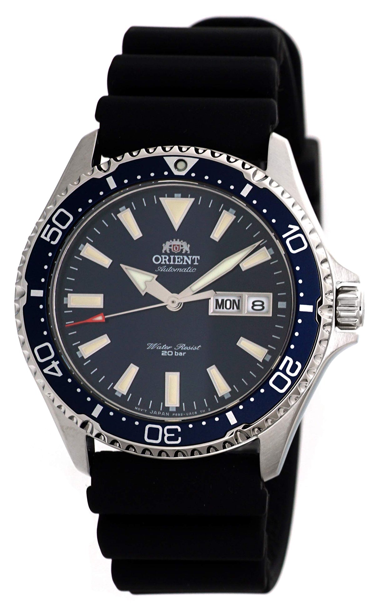 Orient Men's Automatic Sports Watch with Rubber Strap (Blue, RA-AA0006L)