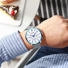 Bundles of 2,CURREN 8340 Man Watch Man Sport Watch Man Waterproof Outdoor Wristwatch Man Watch Man Chronograph Quartz Business Watch Male Watch for Men