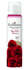 Enchanteur Rose Oud Amour Perfumed Deodorant - 24hr Odor Protection, 75ml | Floral & Woody Scen