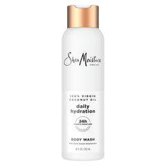 Shea Moisture Virgin Coconut Oil Body Wash Nourish & Replenish Skin, Daily Hydrating Body Wash for 24-Hour Visible Hydration for Healthy, Glowing Skin, 18 oz