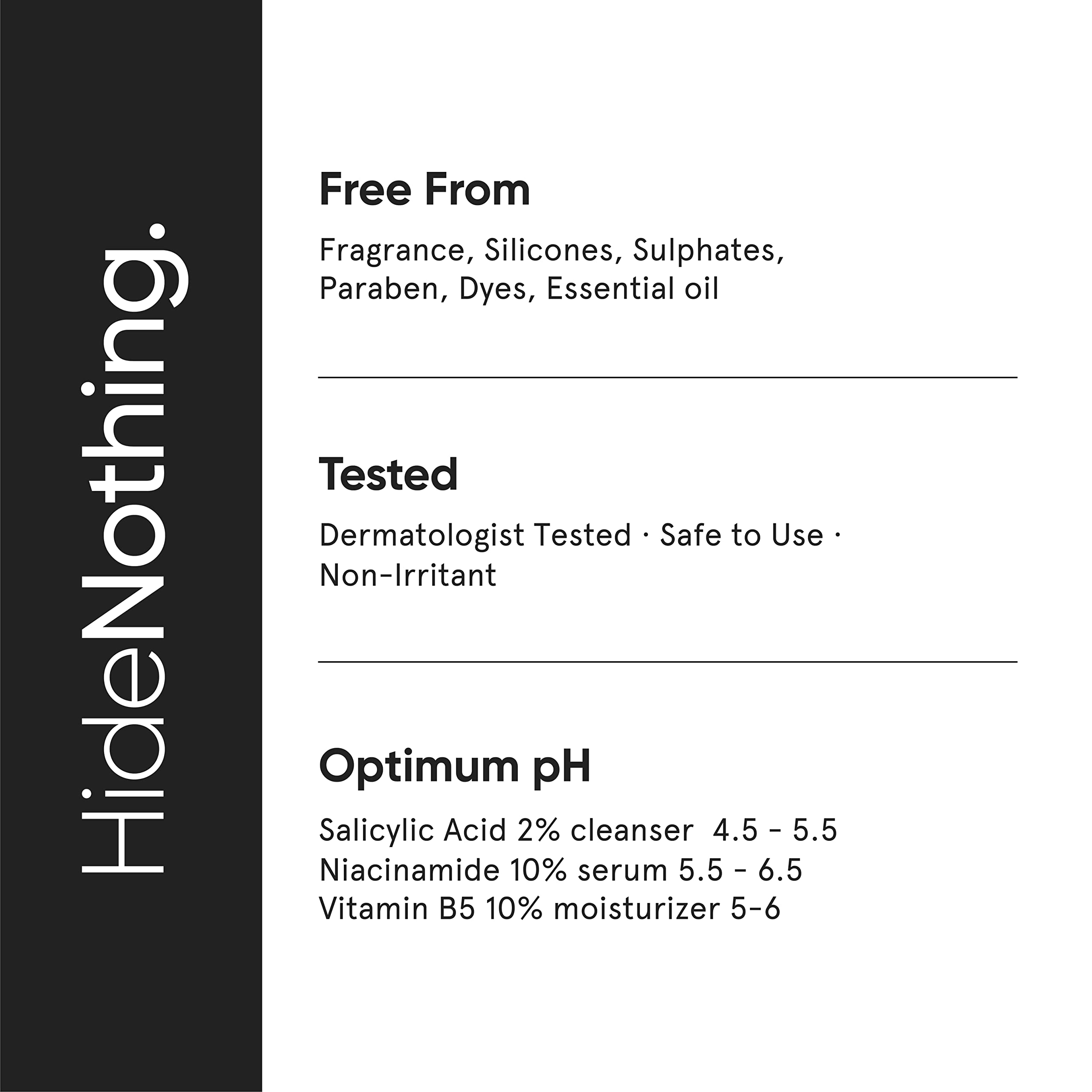 Minimalist Oily Skincare Kit Routine Kit For Women Men Face Wash Serum Moisturizer, 3 Piece Set, White