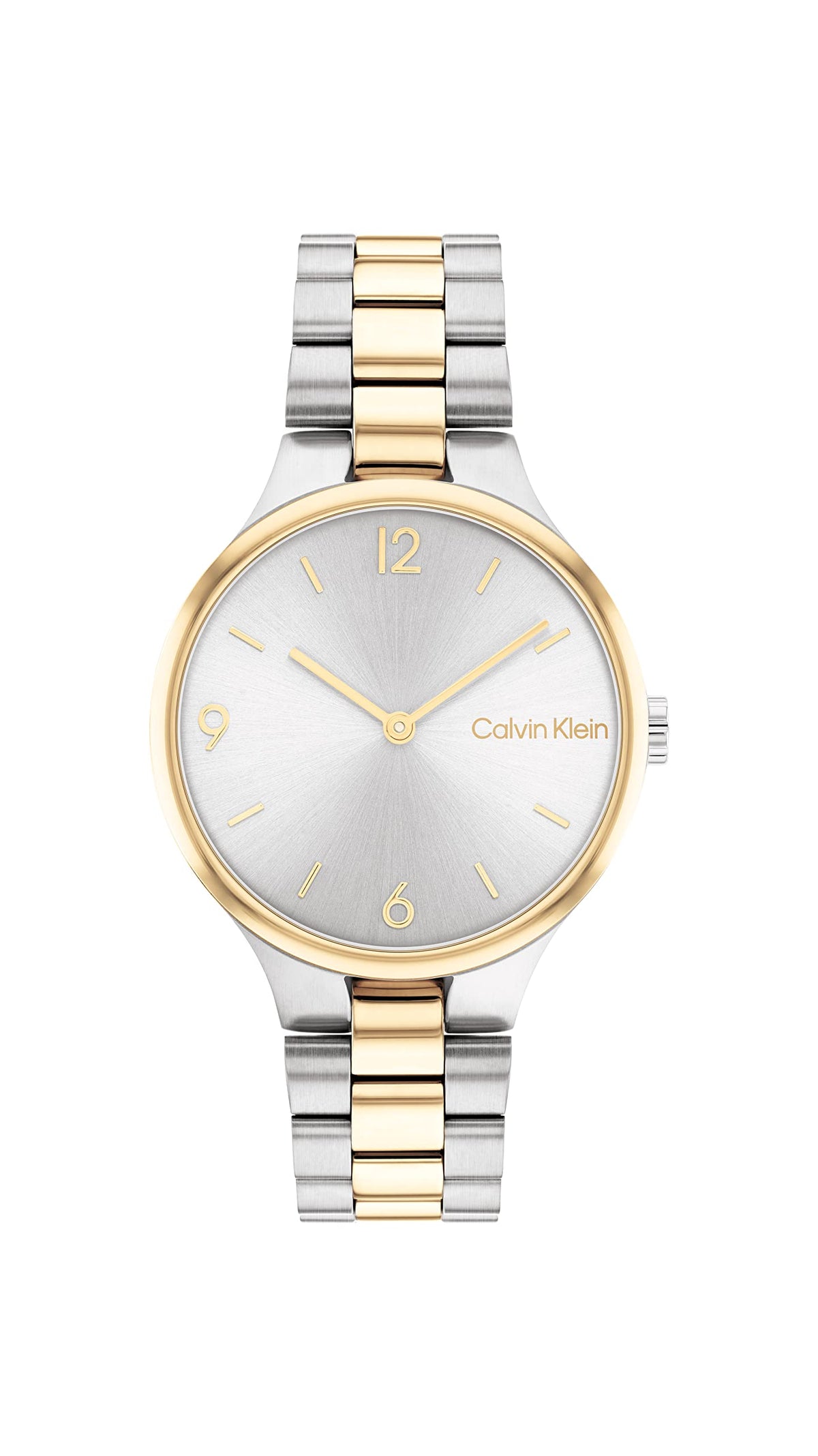 Calvin Klein LINKED BRACELET 32MM Women's Watch, Analog - Silver White