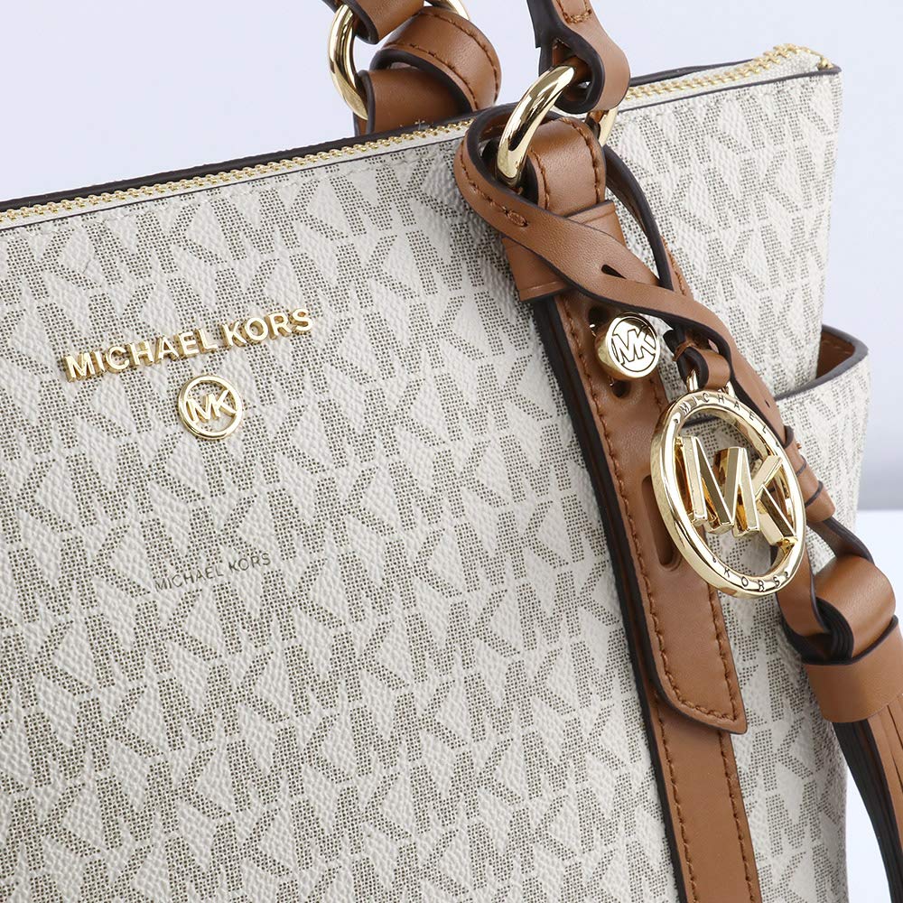 Michael Kors MK SM CONV TZ TOTE 30T0GNXT1B149 VANILLA/ACRN